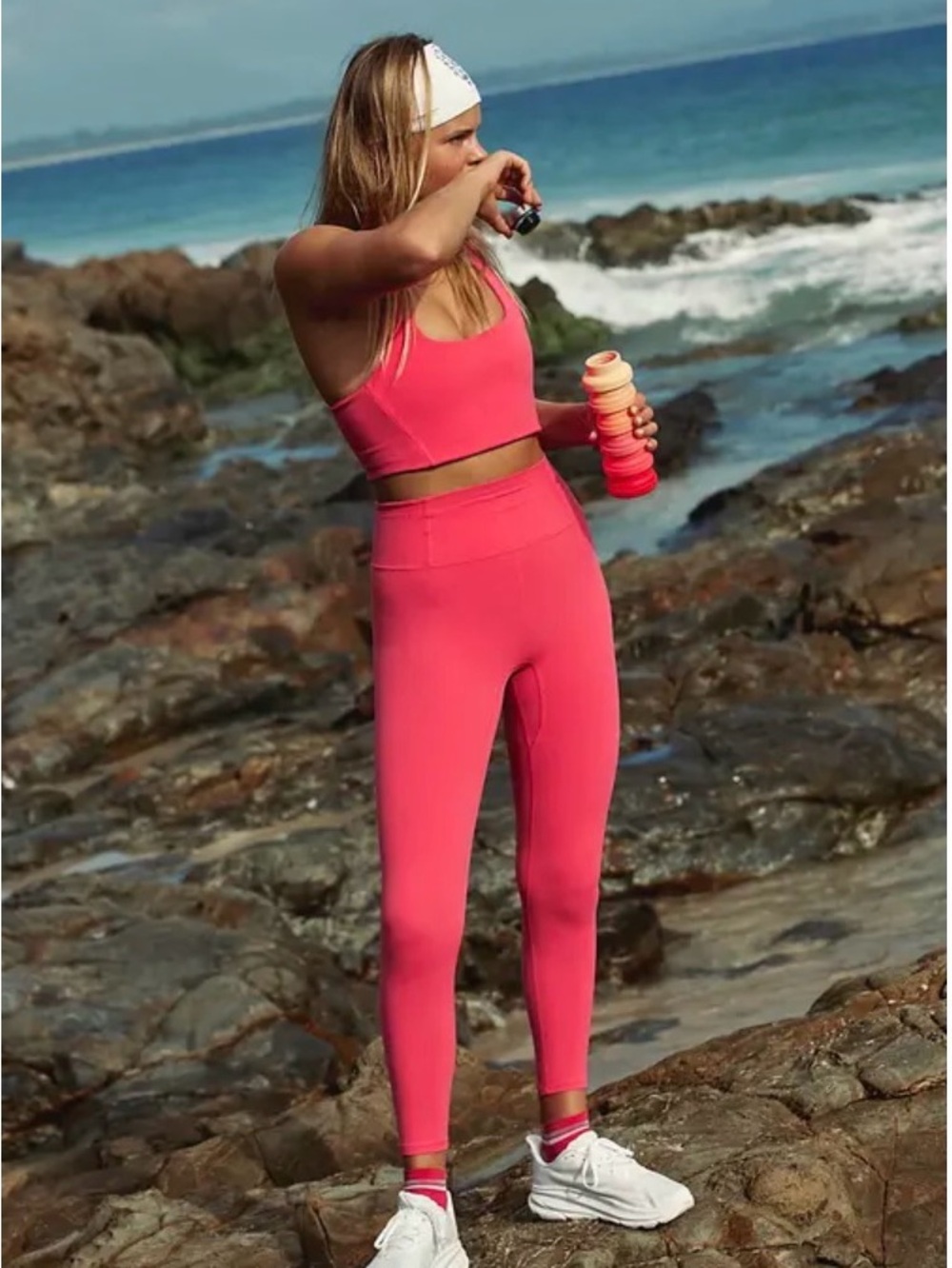 Free People Movement Never Better 7/8 Leggings - Electric Sunset